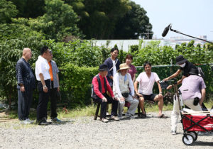 日本放映プロ製作映画「おせっかいチーム」撮影風景